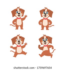 dog animal character mascot cartoon