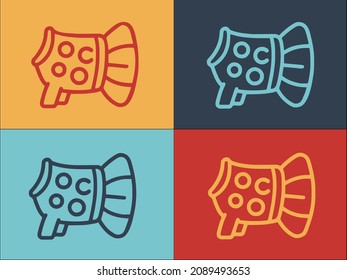 Dog Animal Cloth Logo Template, Simple Flat Icon of animal,dog,fashion