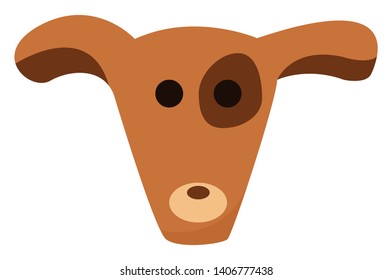 Dog is an animal with four legs that is often kept as a pet or to hunt or guard things., vector, color drawing or illustration. 