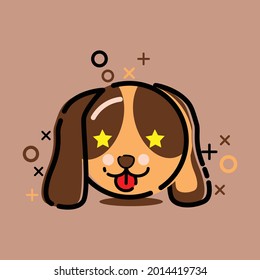 Dog animal, mbe style icon