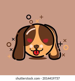 Dog animal, mbe style icon
