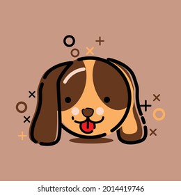 Dog animal, mbe style icon