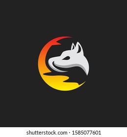 Dog Animal Pet Logo Vector Illustrator