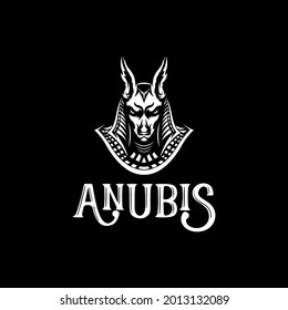 dog anubis logo vector illustration