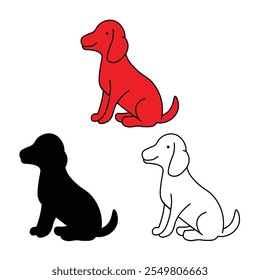 dog art drawing design, dog art drawing design