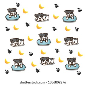 Dog background pattern for Shirts. Vector background pattern. Glass or handkerchief pattern