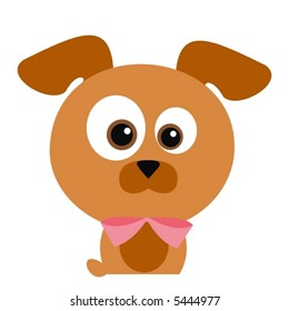 Dog with a band