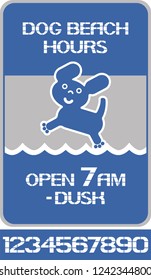 Dog beach hours.
Time of opening and closing of the territory intended for the adoption of water procedures by pets.