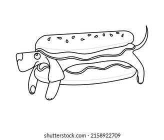 687 Sandwich coloring book art Images, Stock Photos & Vectors ...