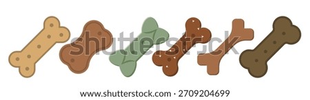 dog biscuit vector  vector illustration