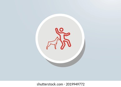 DOG BITES AND INJURIES ICON