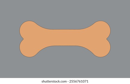 Dog bone Art Vector illustration