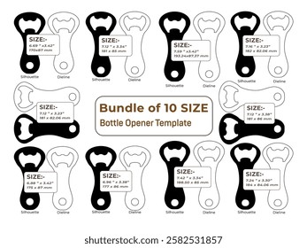 Dog Bone Bottle Opener with keychain Template