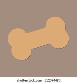 Dog bone icon 