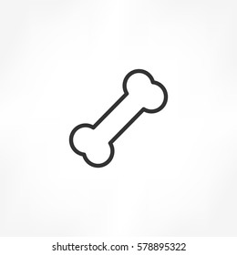 Dog bone icon 
