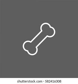 Dog bone icon 