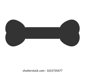 dog bone icon on white background.dog bone sign. flat style. 