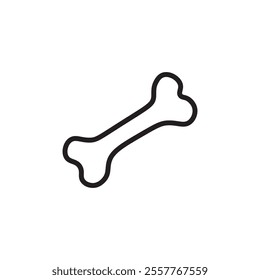 Dog bone icon Outline vector for web ui