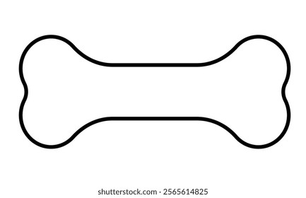 Dog Bone icon set. Vector illustrations. Bone dog icon isolated on white background. Bone dog symbol Vector.