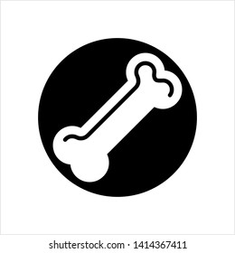 Dog Bone Icon, Bone Icon Vector Art Illustration