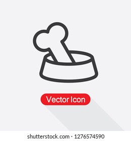 Dog Bone Icon Vector Illustration Eps10