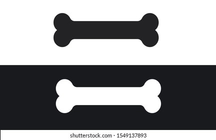 Dog Bone Icon Vector Illustration