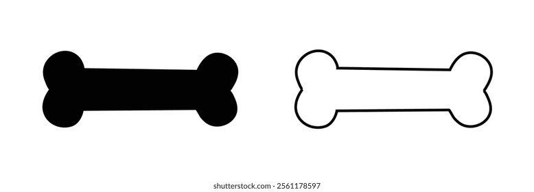 Dog Bone icon. Vector illustration .