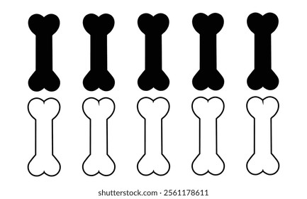 Dog Bone icon. Vector illustration .