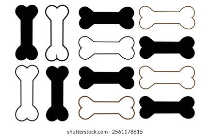 Dog Bone icon. Vector illustration .