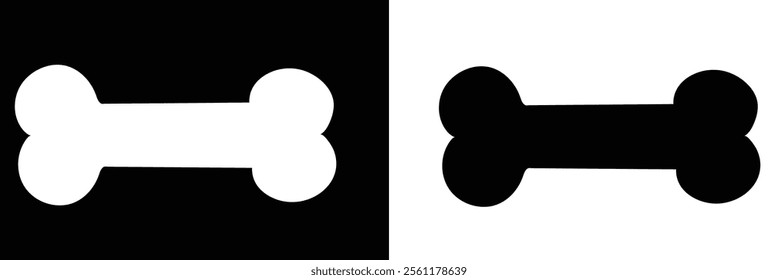 Dog Bone icon. Vector illustration .