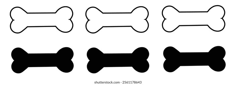 Dog Bone icon. Vector illustration .