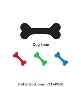 Dog bone icon vector illustration.