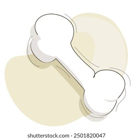 Dog Bone icon. Vector illustrations.