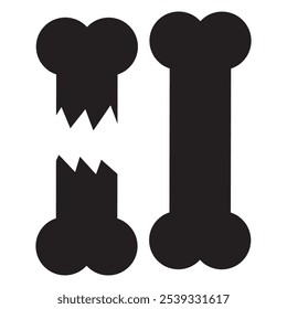 Dog bone isolated icon design. Bone for pet dog.