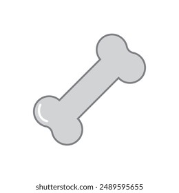 Dog bone line icon. Vector illustration