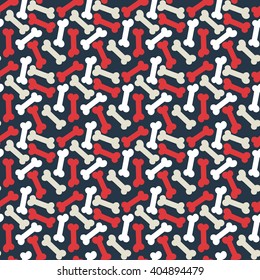 Dog Bone pattern.Seamless pattern with Dog Bone