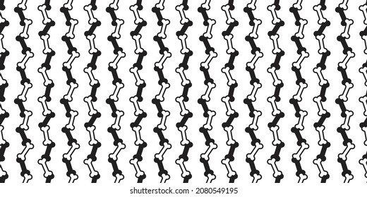 dog bone seamless pattern chain french bulldog paw footprint vector pet puppy cartoon scarf isolated repeat wallpaper doodle tile background illustration design