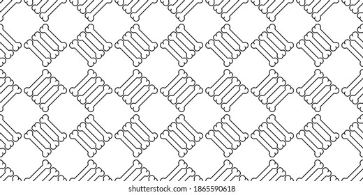 dog bone seamless pattern checked footprint french bulldog puppy vector pet cartoon rhombus skeleton halloween ghost tile background repeat wallpaper scarf isolated doodle illustration design