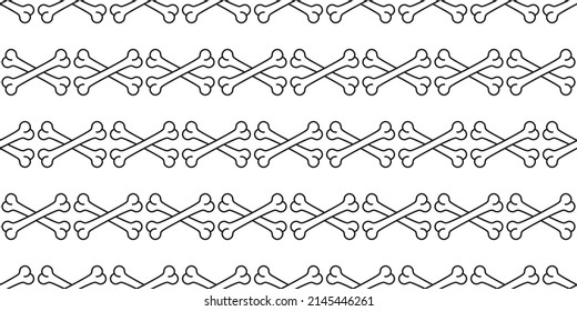 dog bone seamless pattern crossbone halloween ghost vector puppy pet cartoon doodle isolated repeat wallpaper tile background illustration design clip art