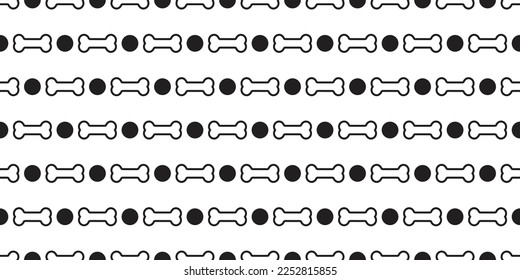 dog bone seamless pattern paw footprint french bulldog vector polka dot puppy food pet toy breed cartoon doodle gift wrapping paper repeat wallpaper tile background illustration design isolated