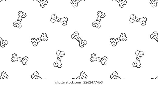 dog bone seamless pattern paw footprint cheese sponge vector puppy food pet toy breed cartoon doodle repeat wallpaper gift wrapping paper tile background illustration design isolated