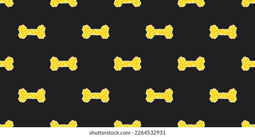 dog bone seamless pattern paw footprint cheese vector puppy food pet toy breed cartoon doodle gift wrapping paper repeat wallpaper tile background illustration isolated design