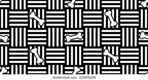 dog bone seamless pattern striped weave cat vector puppy pet footprint paw cartoon doodle repeat wallpaper tile background illustration design isolated