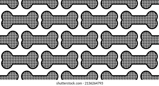 dog bone seamless pattern triangle cat paw footprint french bulldog vector puppy kitten pet breed cartoon doodle isolated repeat wallpaper tile background illustration design clip art