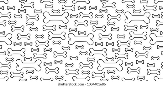 dog bone seamless pattern vector french bulldog pug halloween isolated background wallpaper repeat
