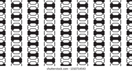 dog bone seamless pattern vector Halloween french bulldog scarf isolated tile background wallpaper repeat doodle white black