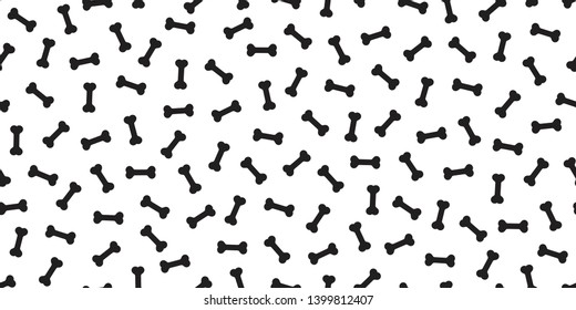 Dog bone seamless pattern vector french bulldog pet halloween cartoon scarf isolated repeat wallpaper tile background doodle illustration white