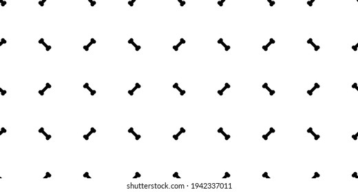 dog bone seamless pattern vector footprint paw french bulldog pet puppy cartoon skeleton halloween tile background scarf isolated repeat wallpaper illustration doodle black design