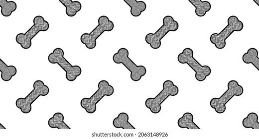 dog bone seamless pattern vector japan wave footprint paw french bulldog pet puppy cartoon skeleton halloween tile background scarf isolated repeat wallpaper illustration doodle design