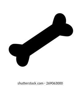 Dog bone sign icon